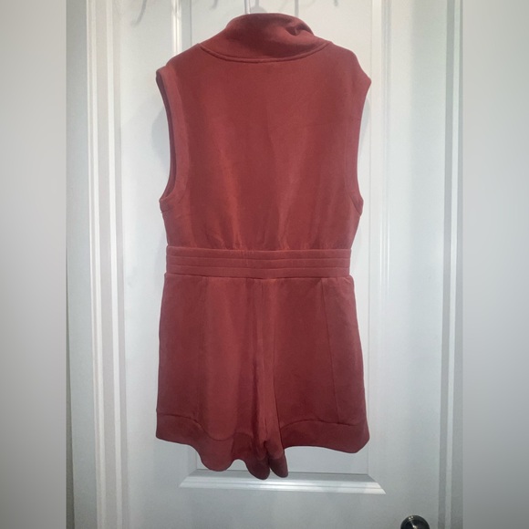 Varley Linvale Playsuit Womens in Withered Rose Doublesoft - Picture 4 of 6